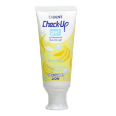 LION 獅王 DENT Check Up 兒童健齒牙膏 香蕉味 含氟500ppmF, 60g, 1條