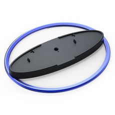 SPACE SHIELD Sony PlayStation 5/Pro/Slim相容Alpha金屬邊框垂直直立支架底座, 單品, 1個, 黑藍