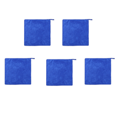 해피무드 다용도 극세사 청소 행주 손걸레 30 x 30 cm, 블루, 5개