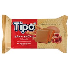 티포 에그 쿠키 카라멜, 60g, 1개