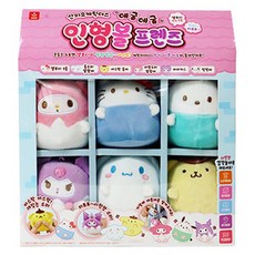 오로라월드 산리오 데굴데굴 인형볼 프렌즈 감각놀이 세트, 혼합색상, 1세트