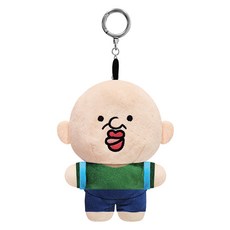 엑스오플레이 빵빵이의일상 사운드 인형 키링 베이비 빵빵이, 혼합색상, 13cm, 1개