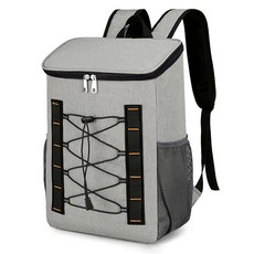 힙앤바디 아이스 보온백팩, 그레이, 35L