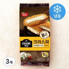 동원 퀴진 크리스피 돈까스 모짜렐라 치즈 (냉동), 450g, 3개