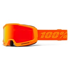 100% 雪地護目鏡OKAN HiPER Fluo, 橘子, 1個