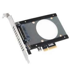 Coms PCI Express轉換器U.2 NVME SFF-8639 to PCI-E 4x轉換卡PC支架IH404, IH404, 1個