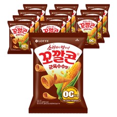 꼬깔콘 군옥수수맛 스낵, 67g, 12개