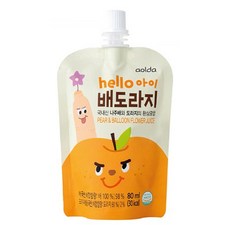 Aolda Hello Baby 水梨桔梗汁, 80毫升 x 20包, 80ml