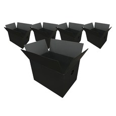 광동 손베임방지 이사박스, 블랙, 5개