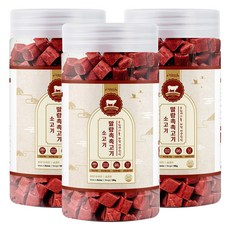 올가밀 강아지 말랑촉촉 져키, 소고기, 180g, 3개