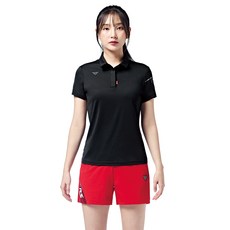 peggynco 女款運動機能性全方位短袖翻領T恤 FST-819