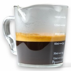 에스프레소 유리 샷잔 150ml, 1개 1개