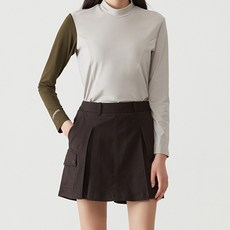 Gospheres 女款雙色袖子基底層 PW3FLT28