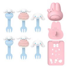 보프렌즈 산리오 포크픽 시나모롤 + 주먹밥틀 마이멜로디 세트, 혼합색상, 1세트