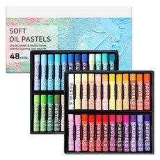 DGRM SOFT油性粉蠟筆, 48 種顏色, 1組