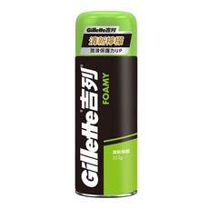 Gillette 吉列 刮鬍泡 清新檸檬 333g, 1罐