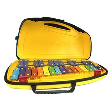 samick 優質EVA盒裝Glockenspiel EVA泡棉木琴 NSX-E27, 27鍵, 1個, 黃色