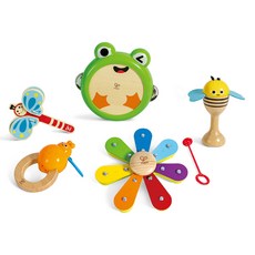 Hape 幼兒用我們寶寶的第一件樂器組, 1組, 混色