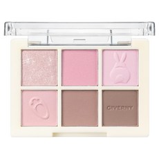 GIVERNY Lazy bunny柔和眼影盤 5g, 2號 Lazy Pink, 1個
