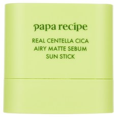 파파레서피 리얼 센텔라 시카 에어리 매트 세범 선스틱 SPF 50+ PA++++, 10g, 1개 40g, 1개