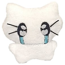 다다랜드 힙 고양이 키링, 눈물 고양이, 1개, 7.5cm