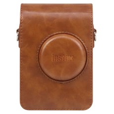 FUJIFILM 富士 instax 迷你Evo直立式保護殼 棕色亮面, 單品, 1個