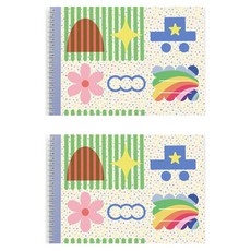 헬로우모리스 케빈 종합장, 혼합색상, 2개 혼합색상, 2개