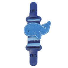 oceanbaby 手帕夾，藍色鯨魚造型, Q萌小藍鯨, 1個