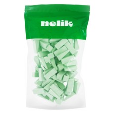 넬릭 올데이 메이크업 대용량 조각 퍼프 100p, 1개, 민트