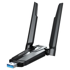 넥스트유 래이판 WiFi6E 트라이밴드 듀얼 외장안테나 무선랜카드, 1개 스트유 래이판 WiFi6E 트라이밴드 듀얼 외장안테나 무선랜카드