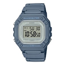CASIO 卡西歐 手錶 W-218HC-2A, 藍色, 1支