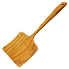 스와하 고급 티크나무 빅사이즈 뒤집개 31.5cm, 1개, 원목