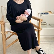 블룸마터니티 루즈핏 수유원피스