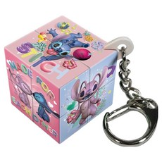 퍼즐라이프 디즈니 스티치 키링 미니큐브 DC211, 1개, 혼합색상