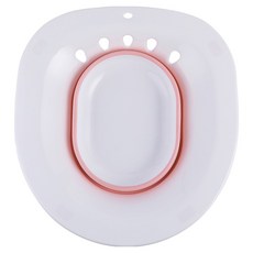 葉子小舖 摺疊坐浴免蹲坐護理月子馬桶坐盆, 顏色隨機, 1個