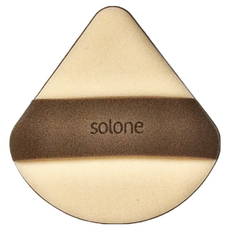 Solone 雙面慕斯氣墊粉撲 Set 2個, 扇形/ 桃形/ 雙頭尖形, Rubycell氣墊粉撲, 無瑕零粉感，彈力束帶，不吃粉, 1組