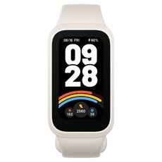 샤오미 미밴드 9 액티브 스마트밴드, 베이지 화이트, 37mm, 블루투스