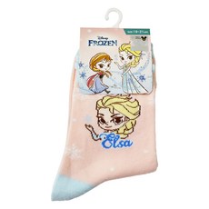 ONEDER 旺達棉品 冰雪奇緣系列 兒童款 襪子 19-21cm, 19~21cm, 艾莎