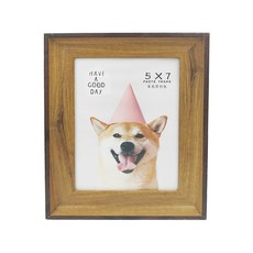 CCHING 青青文具 簡單生活 5 x 7質感厚相框, 直立/橫擺, 適用尺寸:5x7照片(178X127mm), 深咖, 178 x 127mm, 1個, 深咖色