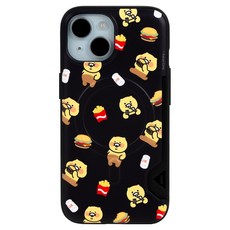 KAKAO FRIENDS Lucky Burger Two Card磁吸式Magsafe緩衝手機殼