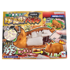 MegaHouse 百萬屋 趣味拼圖 買一頭烤豬 Set 42塊, 1盒, 42