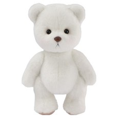 테디테일즈 레나베어 단모 인형 S + 쇼핑백, 화이트, 1개, 20cm