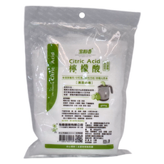 室翲香 檸檬酸, 食品級, 清潔專用, 中和鹼性汙垢, 除霧光亮, 400g袋裝, 1包, 400g
