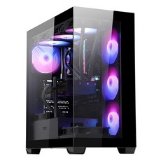 퍼플랩 2025 AMD 게이밍 라이젠7 라이젠 7000 시리즈 지포스 RTX 5080, 블랙, 0GB, 0GB, Free DOS, AX78-GFX580 블랙, AX78-GFX580, 0GB, 0GB, Free DOS