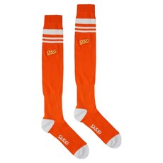 What Baseball OSG Pro條紋棒球長襪, 橙白, 1個