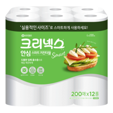 크리넥스 안심 스마트 키친타월, 1개, 2400매