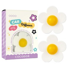 COCODOR 珂珂朵爾 優質Supair車用擴香 2入組, 綠檸檬(花), 1組