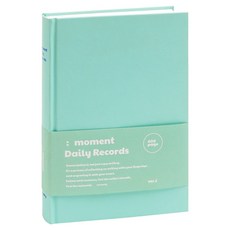 Momodi Moment Record Made彩色筆記本, 1個, 達文西薄荷