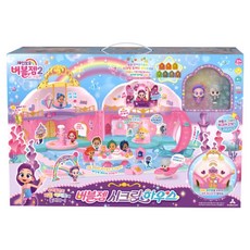 레인보우버블젬 미미월드 시크릿 하우스 인형집, 혼합색상, 1개