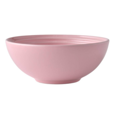 LE CREUSET 早餐穀片碗 16cm 雪紡粉 - 法國餐瓷經典，為您打造精緻早餐時光, 1個